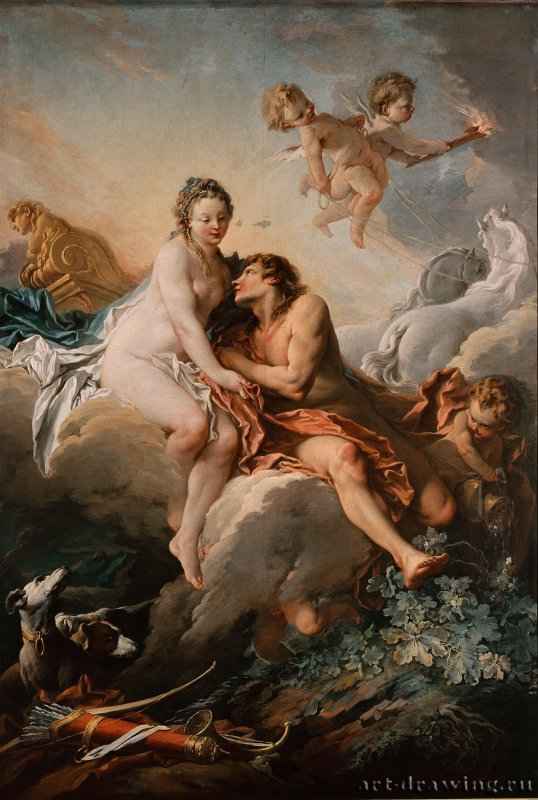 Аврора и Кефал, 1733. - 250 × 175. Нанси. Музей изящ.искусств.