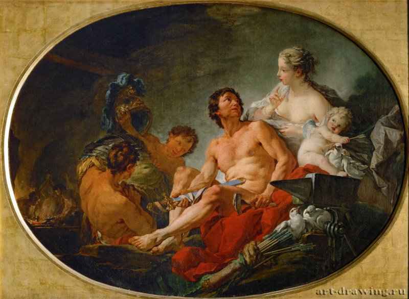Кузница Вулкана, 1747. - Холст, масло. 94 х 127. Рококо. Франция. Париж, Лувр.