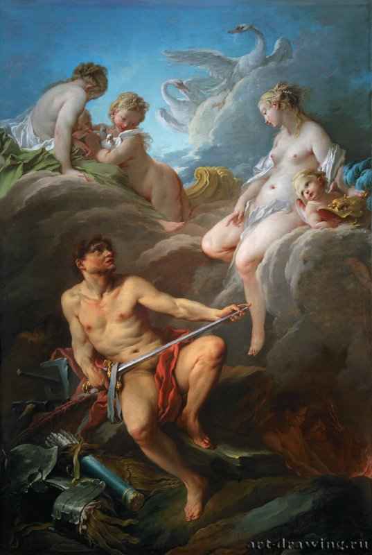 Венера, просящая у Вулкана оружие для Энея, 1732. - 252 x 175. Париж. Лувр.