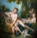 Венера, утешающая Амура, 1751. - 108 x 84 см. Холст, масло. Рококо. Франция. Вашингтон. Национальная художественная галерея.