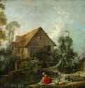 Мельница, 1751. - 67 x 85 см. Холст, масло. Рококо. Франция. Париж. Лувр.