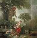 Пейзаж с собирательницами вишен, 1768. - Холст, масло. Рококо. Франция. Лондон. Кенвуд Хаус.