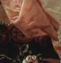 Отдыхающая девушка (мадемуазель O'Мёрфи). Деталь, 1752. - Холст, масло. Рококо. Франция. Париж. Лувр.
