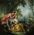 Четыре времени года. Весна, 1755 г. - Холст, масло; 54.3 × 72.7 см. Рококо. Франция. Нью-Йорк, коллекция Фрик.