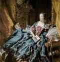 Портрет маркизы де Помпадур (1721-1764), 1756 г. - Холст, масло; 201 х 157 см. Рококо. Франция. Мюнхен, Старая пинакотека.