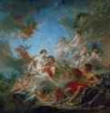 Вулкан вручает оружие Венере для Энея, 1757 г. - Холст, масло; 320 х 320 см. Рококо. Франция. Париж, Лувр.