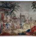 Китайский рынок, 1767-1769 г. - Гобелен; 325 x 580 см. Рококо. Франция. Амстердам, Гос. музей.