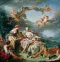 Похищение Европы, 1747. - Холст, масло. 160 x 193. Рококо. Франция. Париж, Лувр.