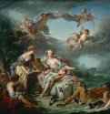 Похищение Европы, 1747 - Холст, масло.  Рококо. Франция. Париж, Лувр.