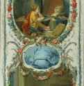 Аллегория Живописи и Скульптуры, 1750-1752 г. - Холст, масло; 217 х 77 см. Рококо. Франция. Нью-Йорк, Коллекция Фрик.
