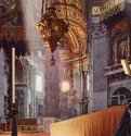 Собор Святого Петра. Интерьер. 1452-1626 - Браманте, Донато; Микеланджело Буонаротти; Фонтана, Доменико и Джакомо делла Порте. Ватикан.