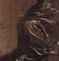 Коленопреклоненный мужчина. 1720 - 224 х 183 мм. Черный мел, темная масляная краска, подсветка белым, на коричневой бумаге. Прага. Народная галерея, Дворец Кинских (Гравюрный кабинет). Чехия.