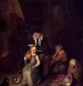 Интерьер хижины. 1657 - Масло, дерево 49 x 38 Музей Фицвильям Кембридж