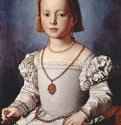 Портрет Биа Медичи, дочери Козимо I - 154259 x 45 смДерево, темпераМаньеризмИталияФлоренция. Галерея Уффици