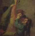 Драка крестьян за игрой в кости - 1630-1640 *22,5 x 17 смДерево, маслоБароккоНидерланды (Фландрия)Дрезден. Картинная галерея