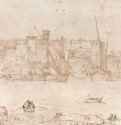 Рипа Гранде, Рим. 1552-1553 - 208 х 282 мм. Перо коричневой тушью двух оттенков, на бумаге. Четсуорт (графтсво Дербишир). Девонширская коллекция. Нидерланды.