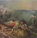 Пейзаж с падением Икара - 1560 *73,5 x 112 смХолст, маслоВозрождениеНидерланды (Фландрия)Брюссель. Королевский музей изящных искусств