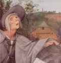 Притча о слепых. Деталь - 1568 Холст, масло Возрождение Нидерланды (Фландрия) Неаполь. Национальная галерея Каподимонте