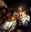Поклонение волхвов. 1674 - Холст, масло 141 x 159 Исторический музей Бамберг