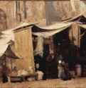 Уличная сцена в Алжире - 1850 *27,5 x 44 смХолст, маслоРомантизмШвейцарияУрдорф (Швейцария). Частное собрание