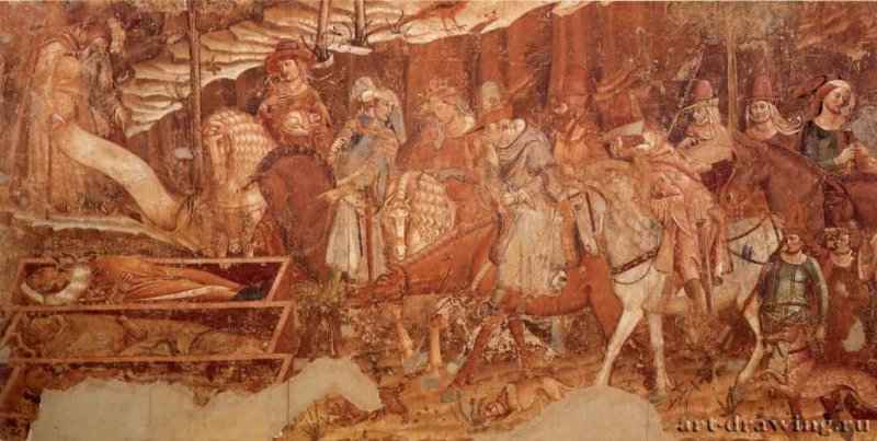 Триумф смерти, деталь. 1334-1342 - Пиза.