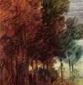 Осенний лес - Вторая половина 19 века20 x 33 смХолстРеализмГерманияГанновер. Музей Вильгельма Буша