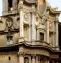 Церковь Сан Карло алле куатро фонтане. Фасад. 1664-1667 - Рим. Италия.