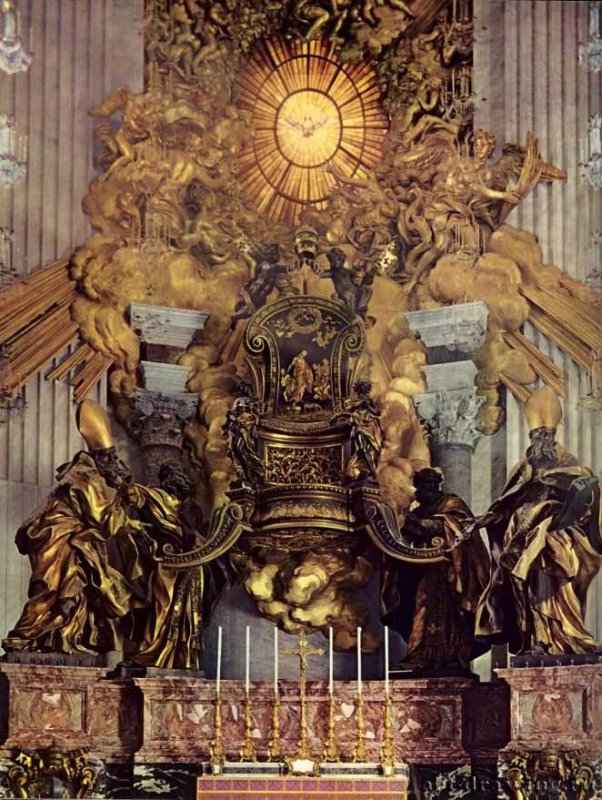 Кафедра св. Петра. 1624-1633. - Ватикан. 