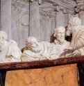 Капелла семьи Корнаро. Балкон с фигурами донаторов на боковой стене. 1647-1652 - Рим. Санта Мария делла Витториа. Италия.
