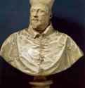 Кардинал Сципионе Боргезе. Бюст. 1632 - Высота 78 см. Мрамор. Рим. Галерея Боргезе. Италия.