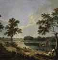 Темза в Твикенеме. 1760-1762 - 59,5 x 91,5 см. Холст, масло. Романтизм. Великобритания. Норидж. Городской музей.