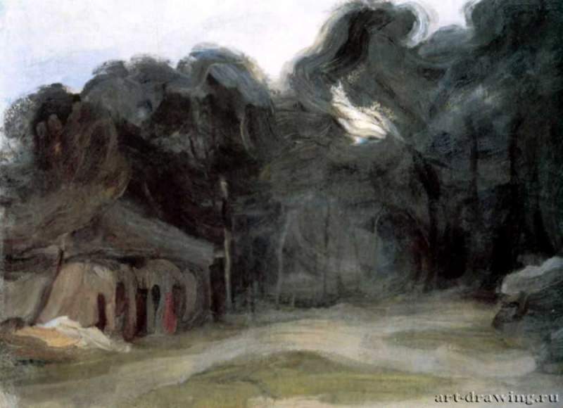 Опушка леса, 1905 г. - Холст, масло; 52 х 71 см. Государственный Русский музей. Санкт-Петербург. Россия.