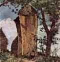 Копна сена. 1875-1880 - 33 x 18,5 смДеревоРеализм, маккьяйолиИталияМилан. Собрание Юккера
