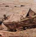 Пляж с маленькой лодкой. 1878-1885 - 14 x 21 смДеревоРеализм, маккьяйолиИталияФлоренция. Галерея современного искусства