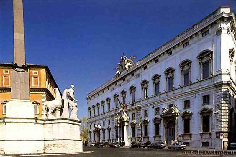 Палаццо делла Консульта. 1723-1735 - Рим. Италия.