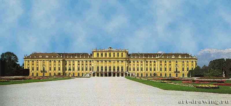 Дворец Шёнбрунн. Начат в 1696.