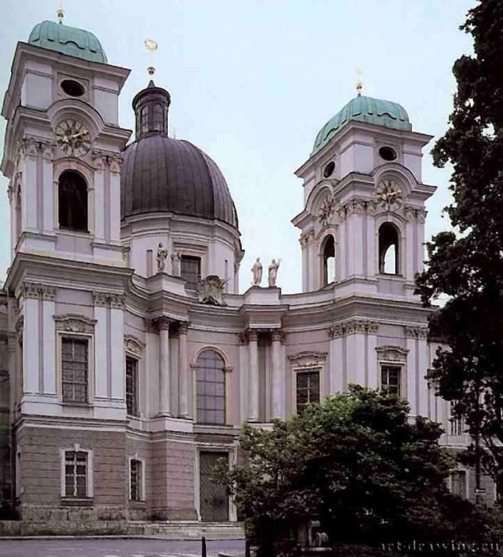 Церковь св. Троицы. Начата в 1694 - Зальцбург. Австрия.