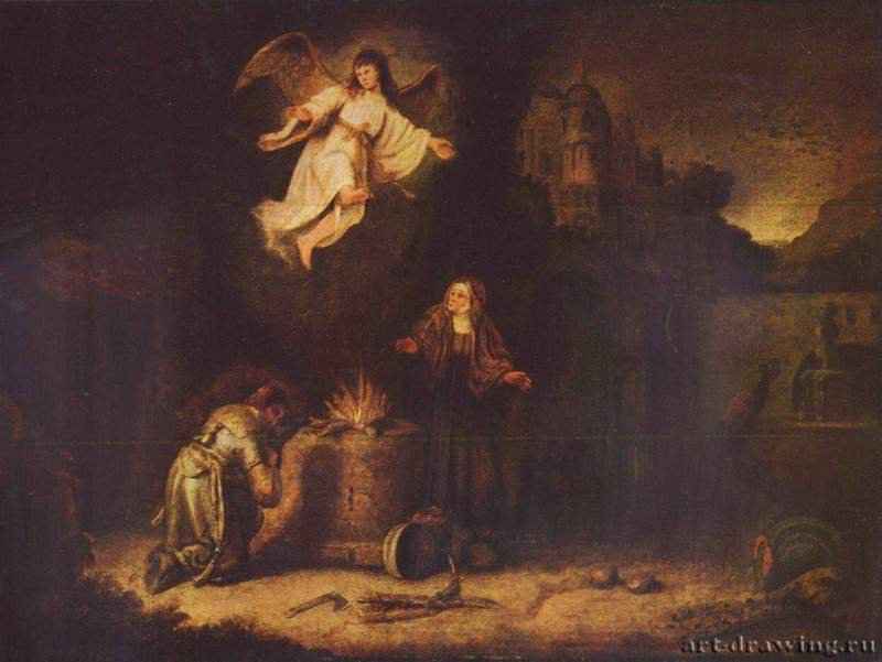 Жертвоприношение Маноя. Середина 17 века - 78 x 105 смДубБароккоНидерланды (Голландия)Будапешт. Венгерский музей изобразительных искусств