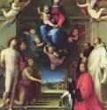Мария со святыми и донатором Жаном Карандолем. 1511-1512 - 260 х 230 см. Дерево. Возрождение. Италия. Безансон. Собор.