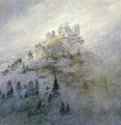 Утренний туман в горах. 1808 - 71 x 104 см. Холст, масло. Романтизм. Германия. Рудольштадт. Музей замка Хайдексбург.
