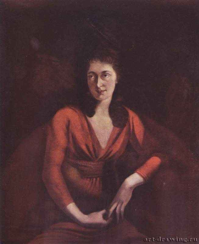 Портрет Магдалены Гесс из Цюриха. 1778-1779 * - 110 x 91 смХолст, маслоРомантизмШвейцария и ВеликобританияВеймар. Государственное художественное собрание