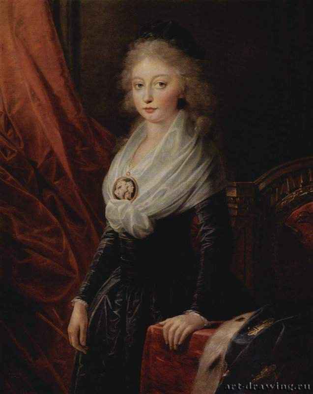 Портрет Марии Терезии де Бурбон. 1783 - 110,5 x 88,5 смХолст, маслоКлассицизмГерманияСанкт-Петербург. Государственный Эрмитаж