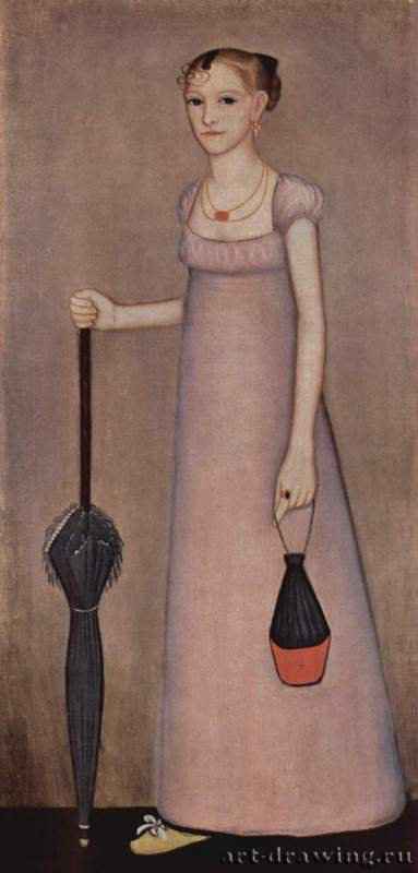 Портрет Харриет Ливенс. 1830 * - 143 x 68,5 смХолст, маслоРеализмСШАКембридж (штат Массачусетс). Художественный музей Фогга