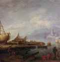 Береговой пейзаж. 1780 * - 33,5 x 52,5 смХолст, маслоКлассицизмГерманияГамбург. Кунстхалле
