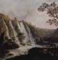 Вилла Мецената в Тиволи с водопадами. 1783 - 121 x 169 смХолст, маслоКлассицизмГерманияСанкт-Петербург. Государственный Эрмитаж