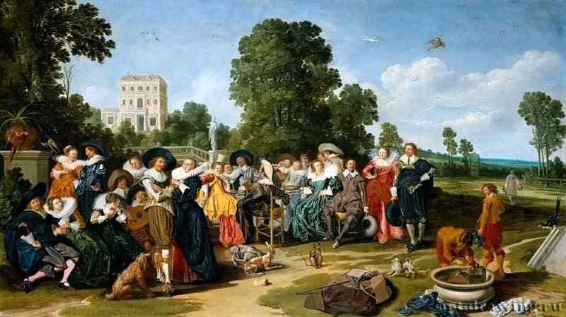 Сельский праздник. 1627 - Холст, масло 78 x 137 Риксмузеум Амстердам