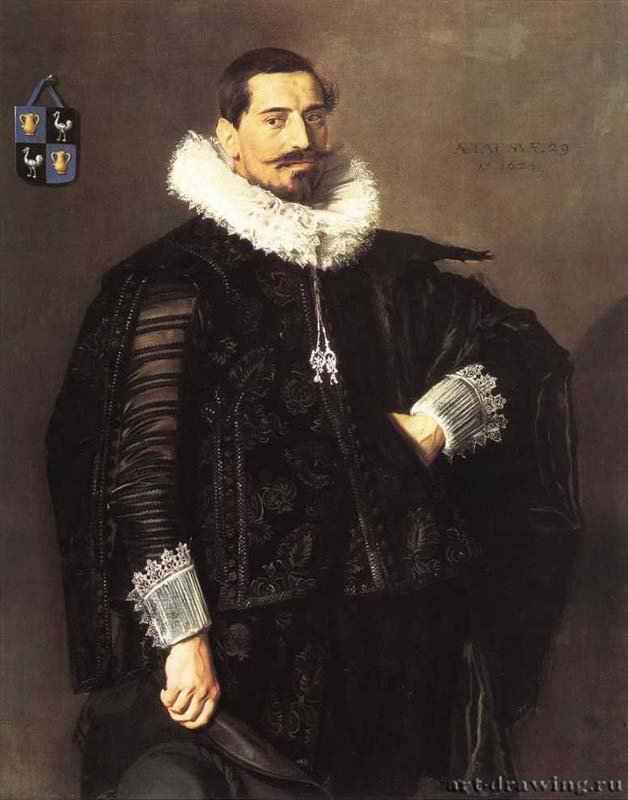 Якоб Питерс Оликан. 1625 - Холст, масло 124,6 x 97,3 Маурицхёйз Гаага