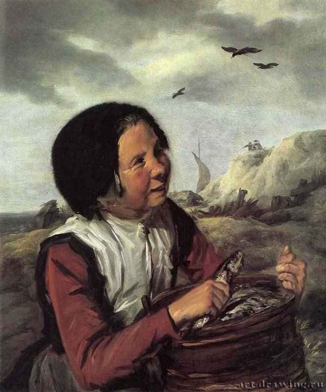 Рыбачка. 1630-1632 - Холст, масло 80,6 x 66,7 Частное собрание