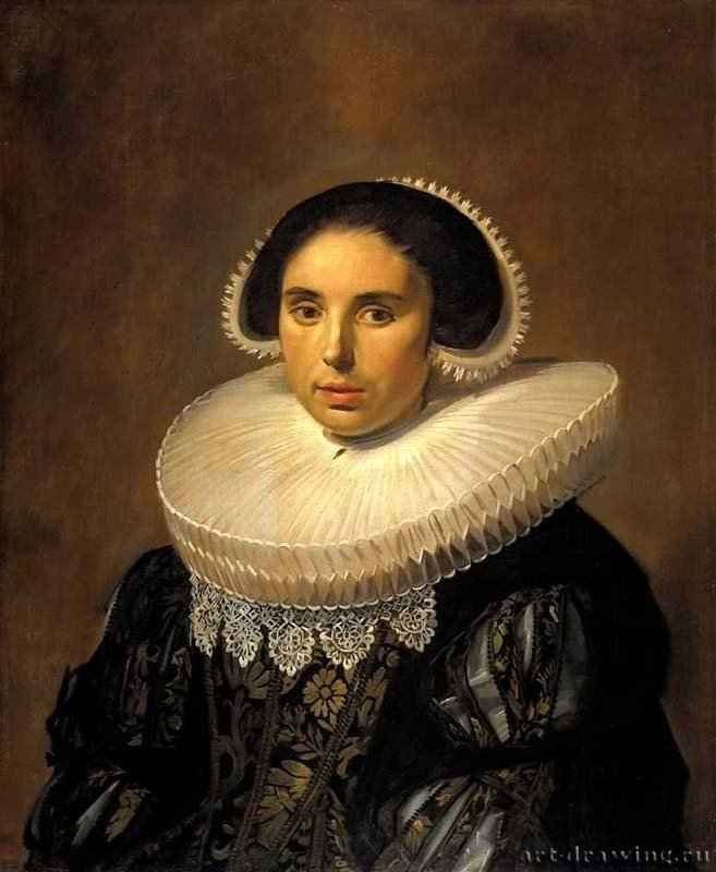 Женский портрет (Сара Вольфертс ван Димен). 1630-1635 - Холст, масло 79,5 x 66,5 Риксмузеум Амстердам