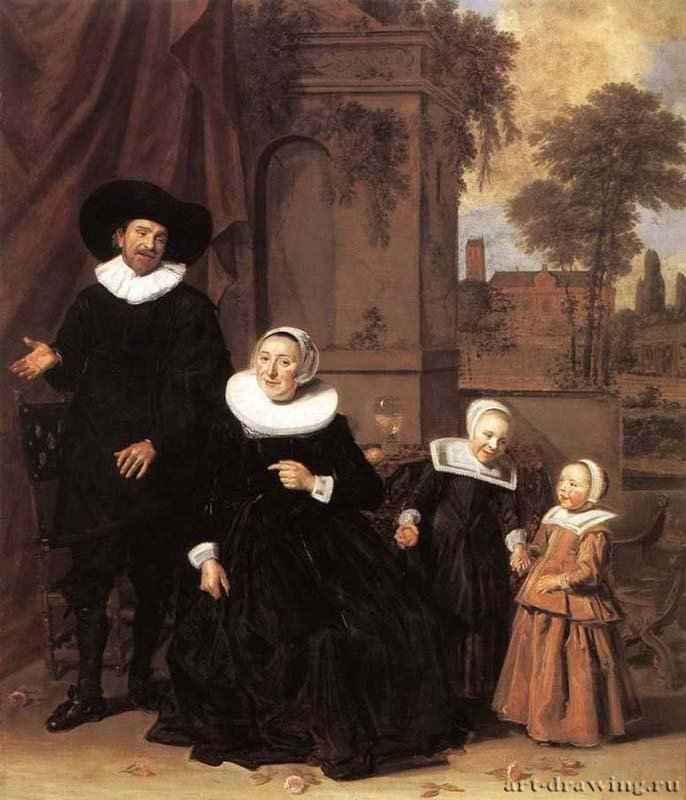 Семейный портрет. 1635 - Холст, масло 113 x 93,4 Художественный музей Цинцинатти